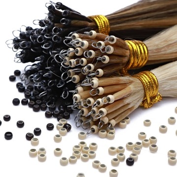 Pasma naturalne ciemny brąz Sego ringi