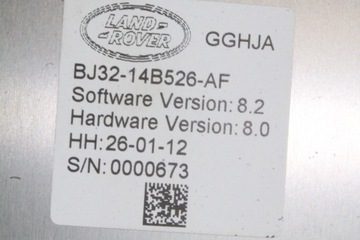 MODUL POHODĚ LAND ROVER RANGE EVOQUE (L538) BJ3214B526AF 2.2L