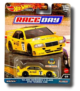 Hot Wheels Premium '94 AMG-MERCEDES C-CLASS DTM TOURING - RACE DAY