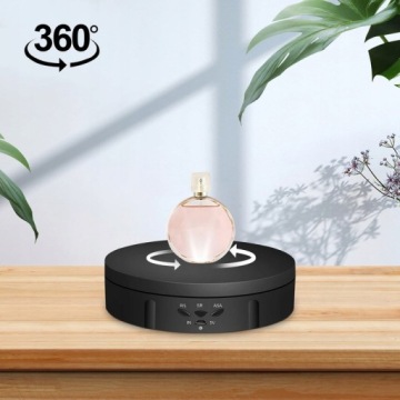 ДИСПЛЕЙ ВРАЩАЮЩАЯСЯ ПОДСТАВКА НА 360° ТИХИЙ 3 РЕЖИМА USB ЧЕРНЫЙ 8 КГ