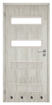 DRZWI WEWNĘTRZNE LEWE DĄB SREBRNY MILANO 70CM