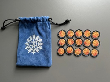 Warhammer Underworlds Promo Bag with Tokens Acrylic Set - Glory Point x15