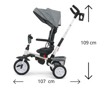 Трехколесный велосипед Stanley Rubber Grey