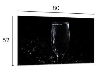 Szklana płyta ochronna na kuchenkę 80x52 Wino DO KUCHNI