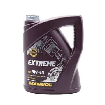 Моторное масло Mannol Extreme 5w40 5л