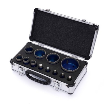 АЛМАЗНАЯ КОРОНОЧНАЯ ПИЛА ДЛЯ ГОНЧАРНОГО КАМНЯ, ГЛАЗУРЬ HEX/M14 НАБОР x12