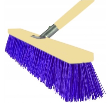 SZCZOTKA ULICÓWKA NYLON MIOTŁA 100 CM Z TRZONEM