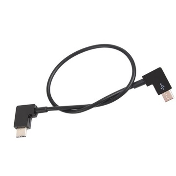 Kątowy krótki kabel USB-C męski na USB-C męski