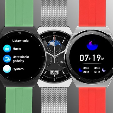 SMARTWATCH ВВОД ЗВОНКИ SMS ШАГИ КАЛОРИИ МЕНЮ PL