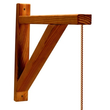 Drewniany kwietnik wiszący LOFT kwiaty MAYA eko