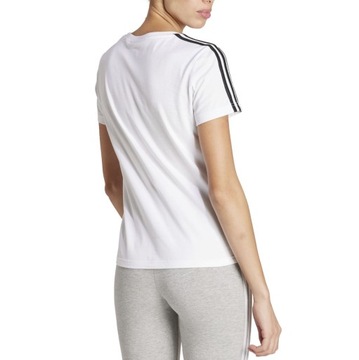 Koszulka damska Adidas Essentials Slim 3-Stripes GL0783 r.M