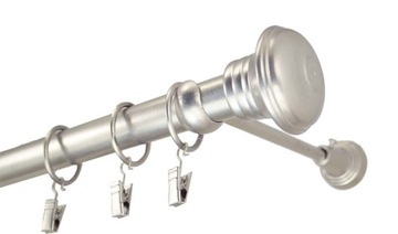 Karnisz metalowy fi 25 pojedyńczy 580 cm