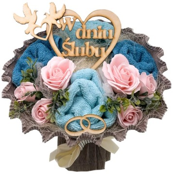 БУКЕТ БОЛЬШИХ полотенец ПОДАРОК ​​на свадьбу