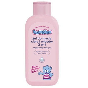 Гель для мытья тела и волос BAMBINO детский, 6 упаковок