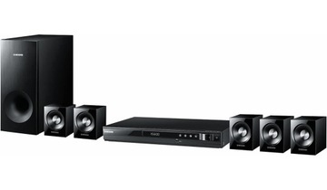 KINO DOMOWE SAMSUNG HT-D350 5.1 330W DVD CD USB RADIO FM PILOT