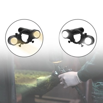 Лампа освещения Фонарик для краскопульта с универсальной линзой