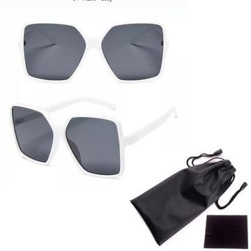 Женские квадратные большие очки «кошачий глаз» UV400