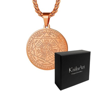 AMULET 7 ARCHANIOŁÓW TALIZMAN SIEDMIU ANIOŁÓW GABRIEL ANIOŁ MICHAŁ MEDALIK
