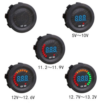 Автомобильный вольтметр + светодиодный индикатор