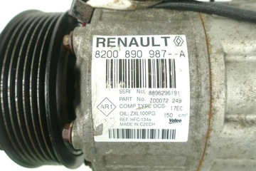 KOMPRESOR KLIMATIZACE RENAULT LAGUNA 3 III 2.0 DCI 8200890987A