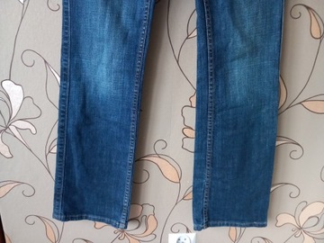 CALVIN KLEIN JEANS-SUPER SPODNIE S Z10C