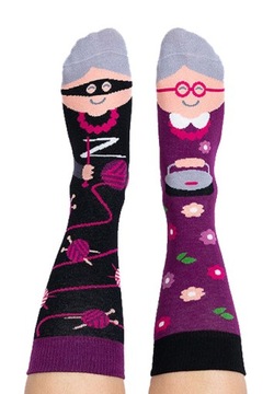 Kolorowe skarpetki Nanushki Extra Grandma 40-43