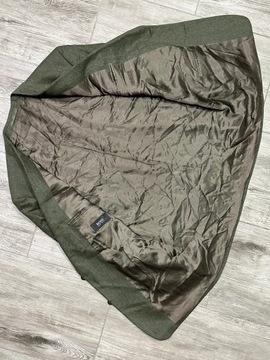 HUGO BOSS Wełniana Marynarka Blezer Męska Podszewka z Wiskozy Khaki r. 52