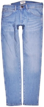 WRANGLER spodnie REGULAR skinny BLUE jeans BRYSON _ W34 L32