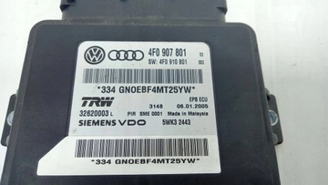 MODUŁ HAMULCA RĘCZNEGO AUDI A6 C6 4F0907801