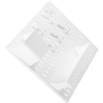ПОЛКА ДЛЯ ОФИСНОГО ХРАНЕНИЯ PEG BOARD, БЕЛАЯ