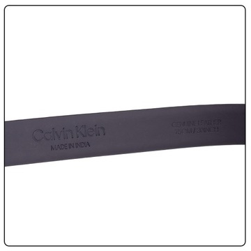 CALVIN KLEIN DAMSKI PASEK DO SPODNI RE-LOCK CK LOGO BELT CZARNY r.85