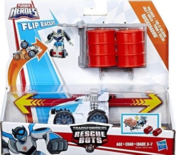 TRANSFORMERS RESCUE BOTS FLIP RACERS QUICKSHADOW