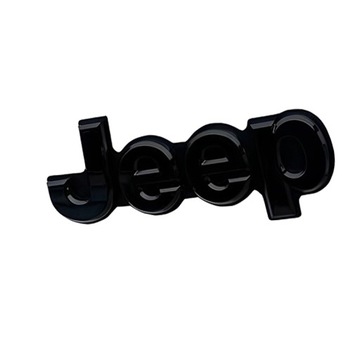 czarny Jeep Emblemat znaczek Naklejki na karoserię Jeep 18.5*6.3cm
