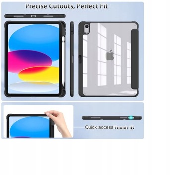 ПРОЗРАЧНЫЙ ЧЕХОЛ-КАРАНДАШ для Apple iPad 10 GEN 10.9 2022 г.