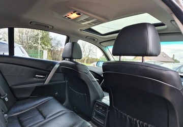 BMW Seria 5 E60 2005 BMW Seria 5 BENZYNA R6 177KM SKORA automat atrakcyjny wyglad okazja, zdjęcie 34