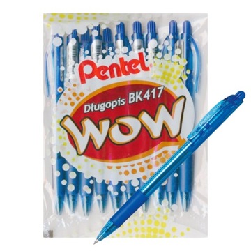 BLUE PENTEL BK417 АВТОМАТИЧЕСКАЯ ШАРИКОВАЯ РУЧКА 10 шт.