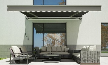 ТЕРРАСА ТЕНТ САД БАЛКОН 400х300 Серый