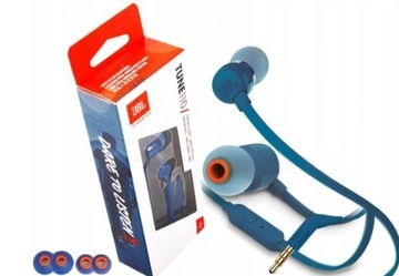 НАУШНИКИ-ВКЛАДЫШИ JBL TUNE 110 С МИКРОФОНОМ