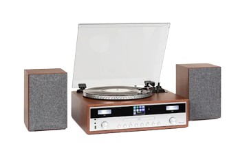 Auna 10034090 wieża gramofon radio internetowe USB CD/MP3
