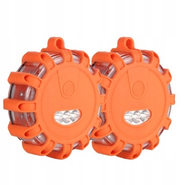 flary światła magnetyczne LED sygnalizator 2 szt