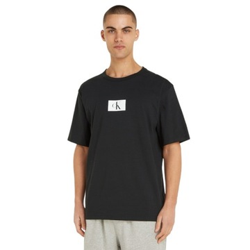 CALVIN KLEIN KOSZULKA MĘSKA T-SHIRT CREW CZARNA M