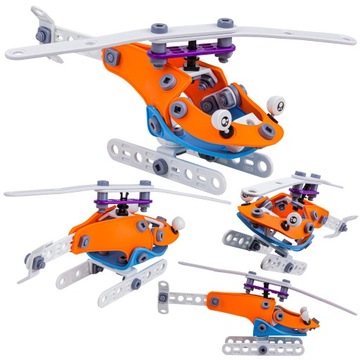 ZESTAW KONSTRUKCYJNY KLOCKI KUFEREK 132 EL SAMOLOT