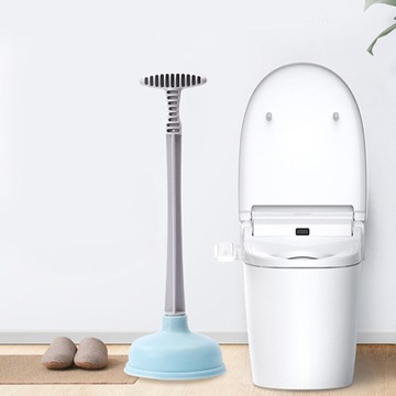 ИНСТРУМЕНТ ДЛЯ ЧИСТКИ ТУАЛЕТА ЩЕТКА ПОРШЕНЬ РАЗБЛОКИРОВАН ДЛИННО