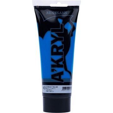 Renesans A'kryl farba akrylowa 200ml 40 błękit kob