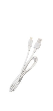 XO Kabel USB do Lightning 1m 2,4A mocny elastyczny biały