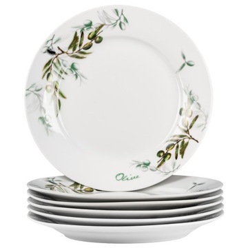 SERWIS OBIADOWY KOMPLET TALERZY 18EL. ZASTAWA OBIADOWA ZESTAW NA 6 OSÓB