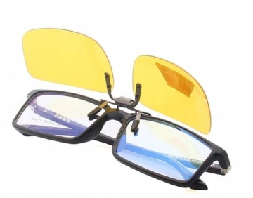 Наклоняемые чехлы для корректирующих очков для ночного вождения + футляр