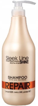 Stapiz Sleek Line REPAIR шелковый ШАМПУНЬ для волос 1000мл + помпа