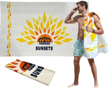 FOUTA PAREO RĘCZNIK DO SAUNY SPA NA BASEN PLAŻĘ MATA 100x170 BAWEŁNA 100%