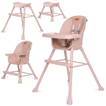 Kidwell EATAN Стул деревянный 4в1 розовый